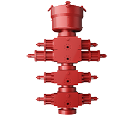 13 5/8-15000PSI<br>高抗硫防噴器組<br>（2FZ35-105閘板防噴器、FH35-70/105環(huán)形防噴器）
